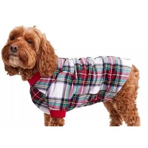 Doggie Holiday Christmas Plaid Stewart Pajamas L/XL
